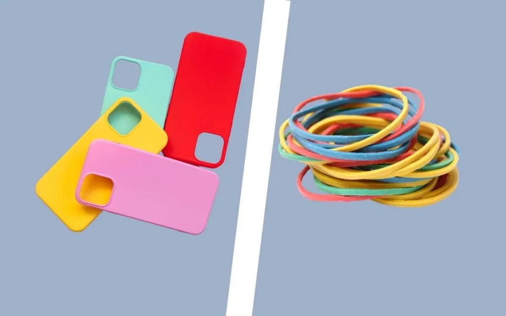 silicone made mobile cover and rubber