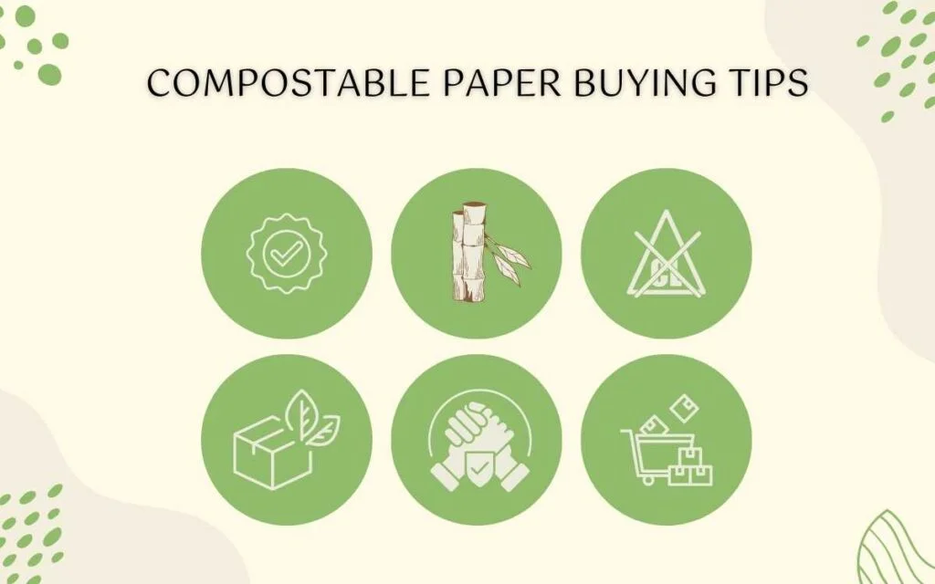 compostable paper buying tips