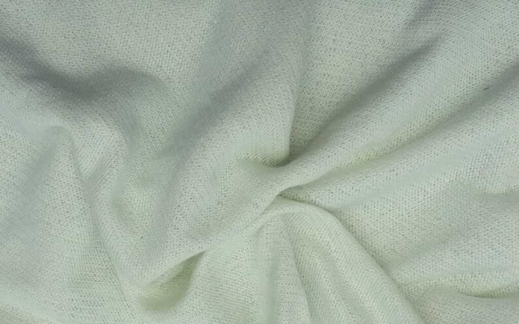 silver color french terry fabric for reusable paper towels