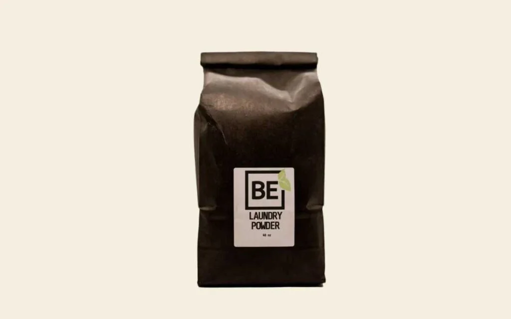 14. Bestowed Essentials zero waste laundry detergents Bestowed Essentials laundry powder
