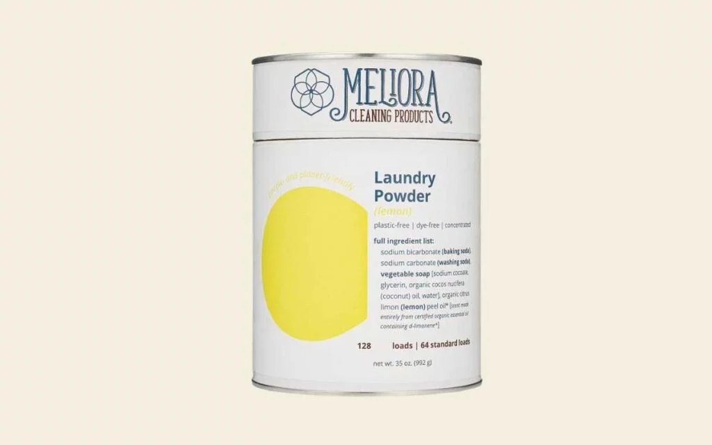 16. Meliora laundry detergent Meliora zero waste laundry powder
