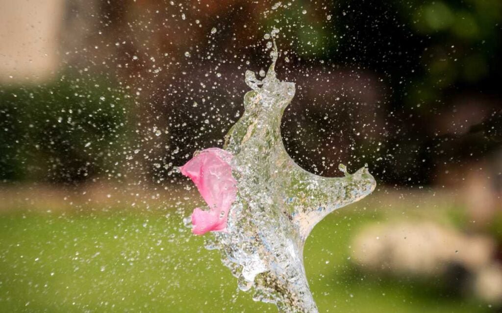 3. how really water balloons biodegradable Biodegradable water balloon in air