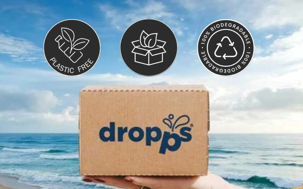 Plastic free detergent box