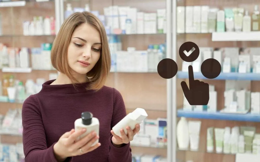 6.Tips for Choosing Eco-Friendly Cosmetic Packaging Woman choosing Eco-friendly cosmetic packaging