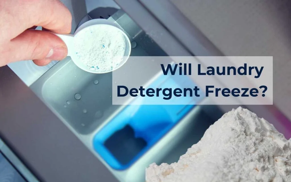 Freezing of laundry Detergent