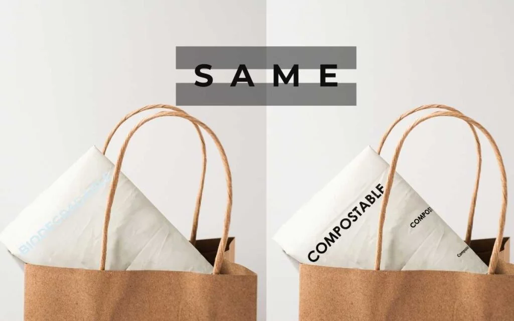 8. Are Biodegradable Bags the Same as Compostable Bags Similar Biodegradable and Compostable Bags