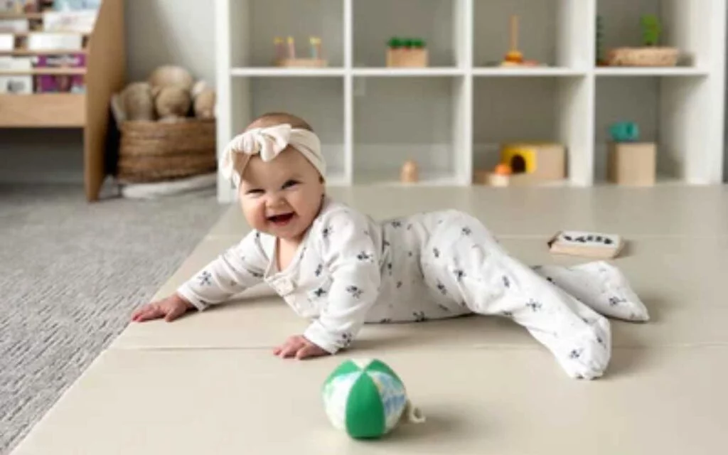 12.Wunderkids Mats Baby Playing on Wunderkids Mats