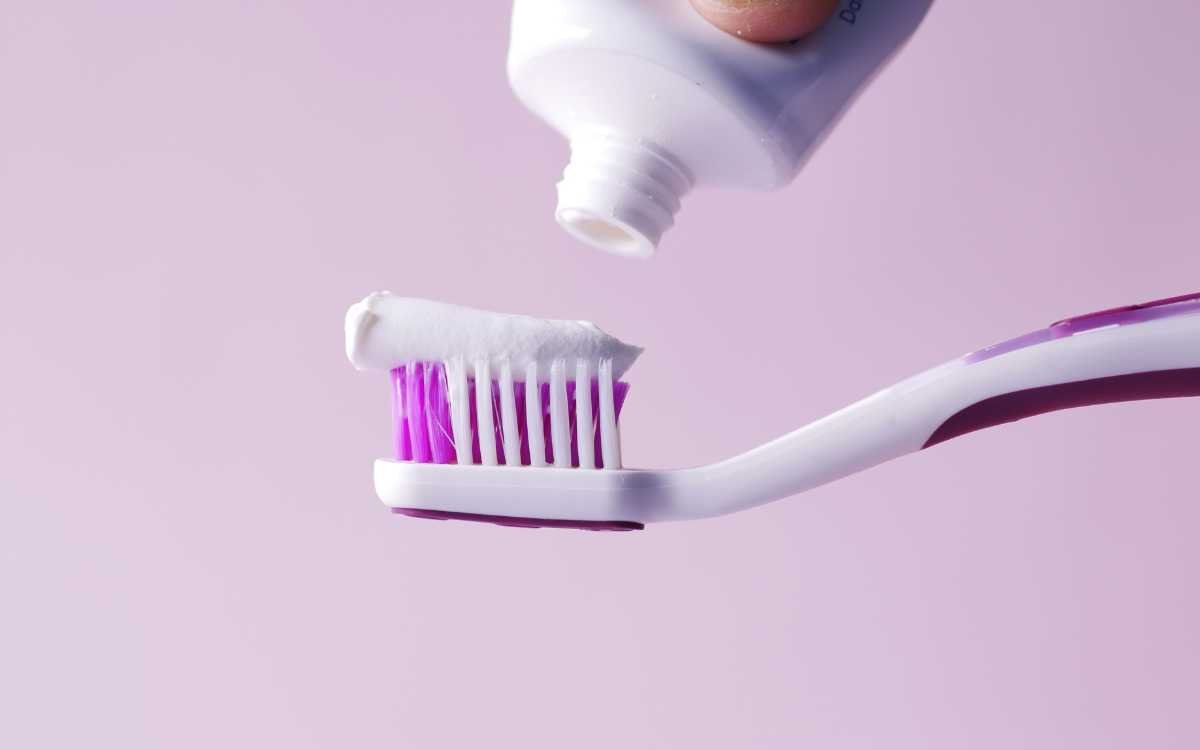 brush and toothpaste