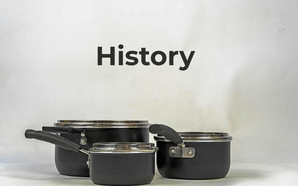 2. History of aluminum cookware black color aluminum cookware