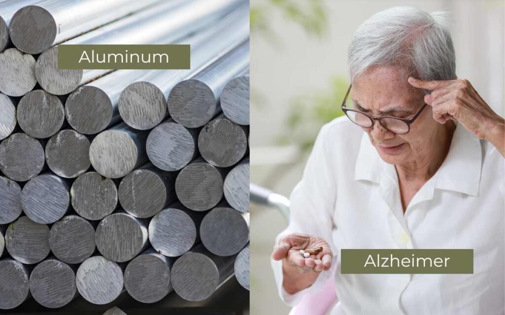 3. Aluminum Safety Concerns a man eating pills for alzheimer treatment