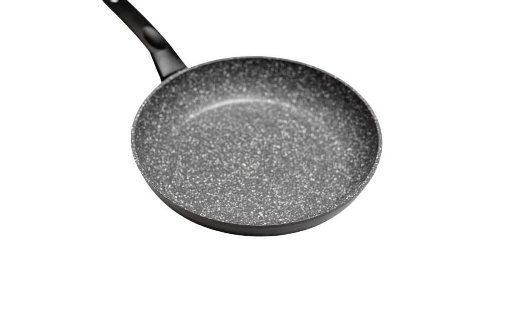 7. Ceramic pan Ceramic pan with black handle